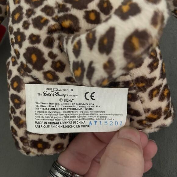 Disney Store Winnie the Pooh Dress Up Leopard Costume Plush Figure 8" Tall - Picture 6 of 8